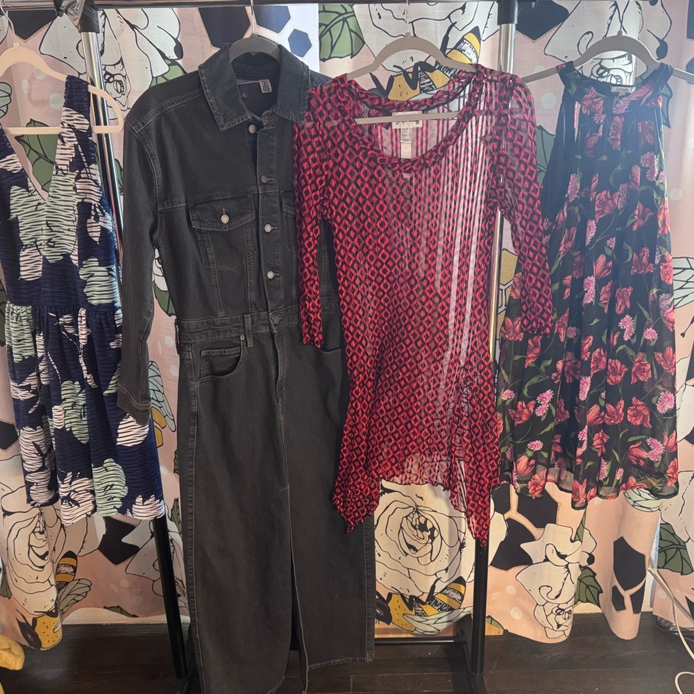 Lot of 4 small size dresses Joseph Ribkoff, Design Labs, Universal Threads